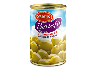 Nuevas aceitunas  SERPIS Benefit