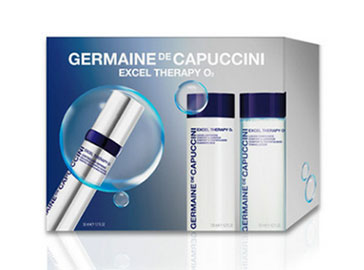 Packaging promocional EXCEL THERAPY O2 GERMAINE DE CAPUCCINI